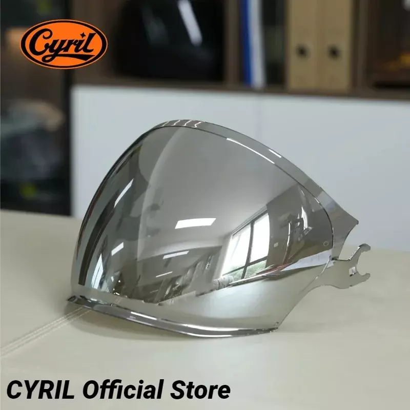 Lensa helm CYRIL segitiga OP12A, lensa helm balap motor Visor