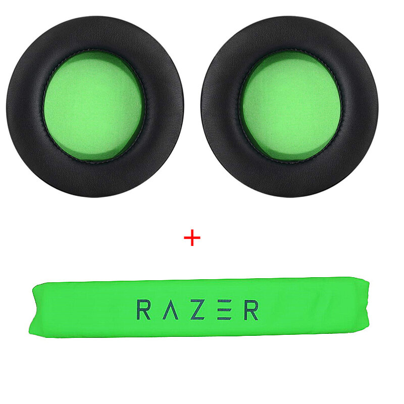 Replacement Ear Pads Earmuffs Earpads Headband For Razer Kraken Pro V2 EarPads 7.1 Chroma V2 USB Gaming Cushion Cover