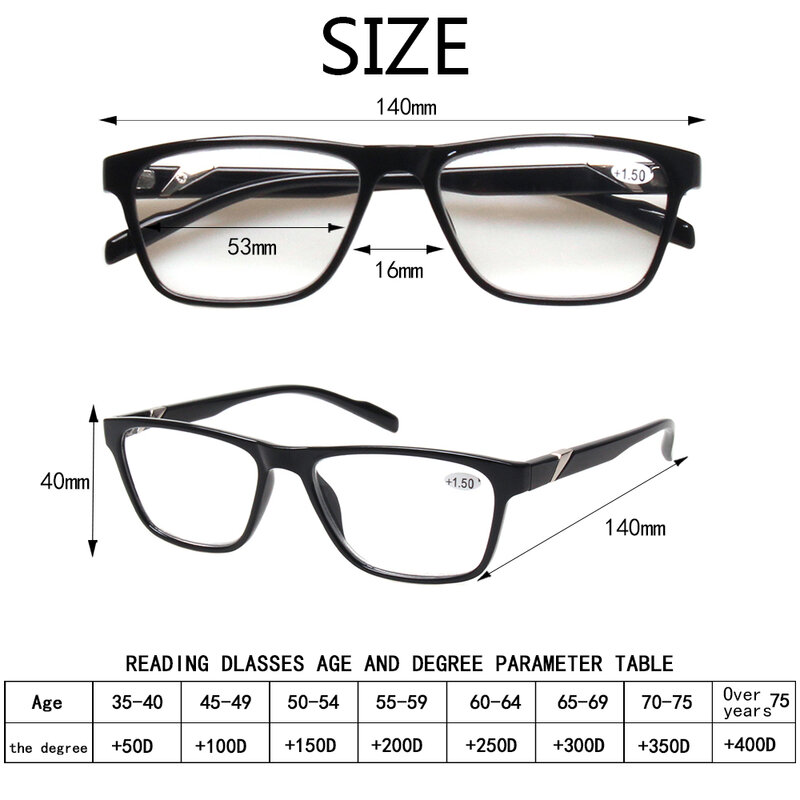 BONCAMOR-gafas de lectura para hombres y mujeres, alta calidad, HD, Anti-luz azul, Anti-fatiga, oficina, computadora, gafas graduadas