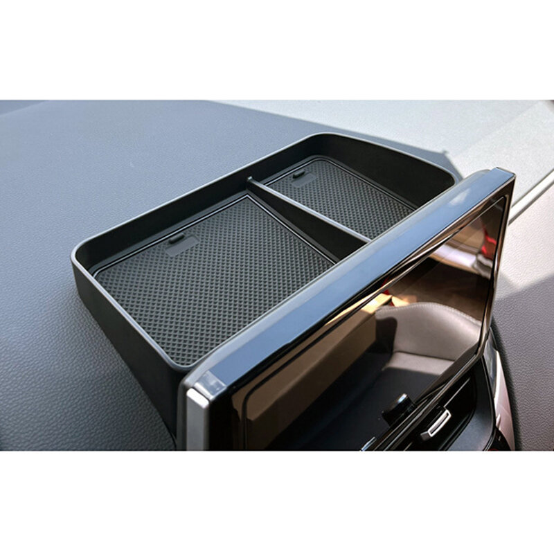 Samochodowy przednia konsola na deskę rozdzielczą taca pudełko nadające się do Toyota Corolla 2019 2020 2021 2022 czarny plastik