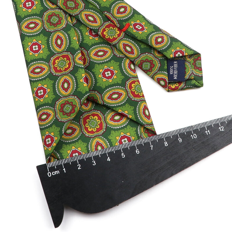 Corbatas de seda suave de alta calidad para hombre, corbata con patrón geométrico de 7,5 cm, 51 colores, traje de reunión de negocios y boda, novedad