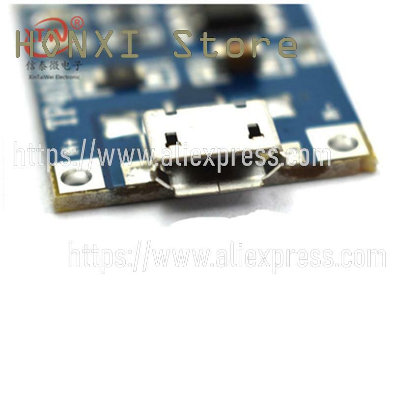 5PCS TP4056 1A scheda di ricarica speciale per batteria al litio mike moduli di ricarica USB elettrodomestici smussati MICRO interfaccia