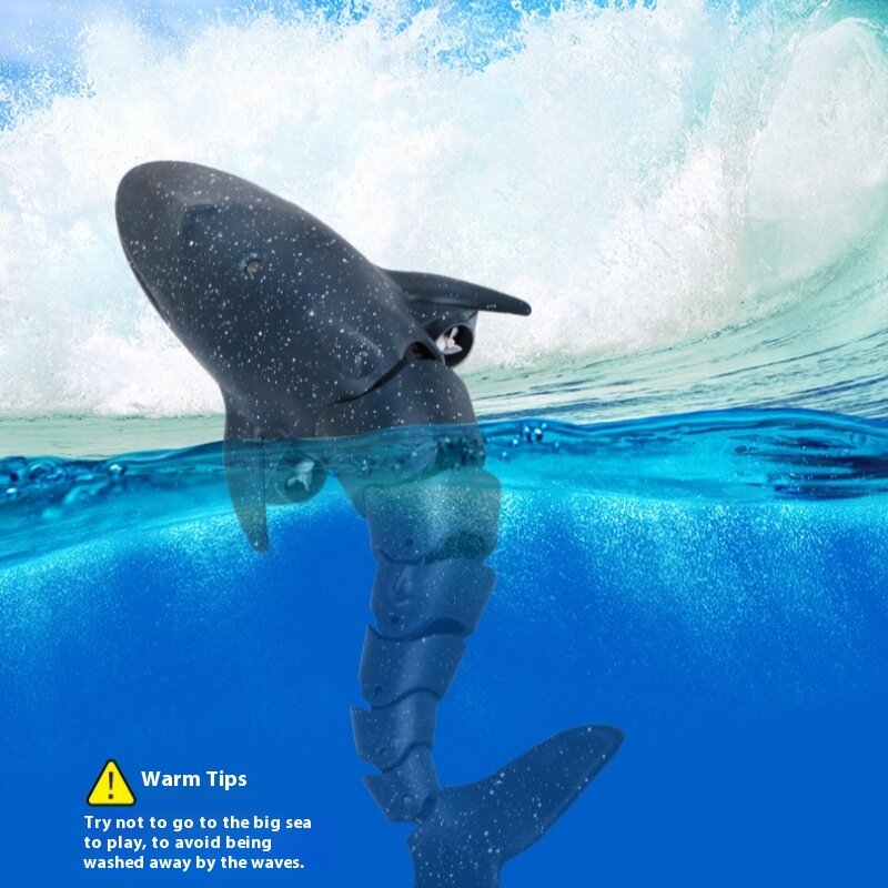 2.4g Remote Control Spray Whale Electric Shark Rc Simulated Whale Model Bionic Swimming Toy Rechargeable Children's Toy