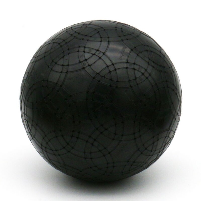 Limited Edition Cube Futebol para Crianças, Edição Limitada, 5x5, Etiqueta preta em forma de esfera, 12-Sided Puzzle, Toy Coleção