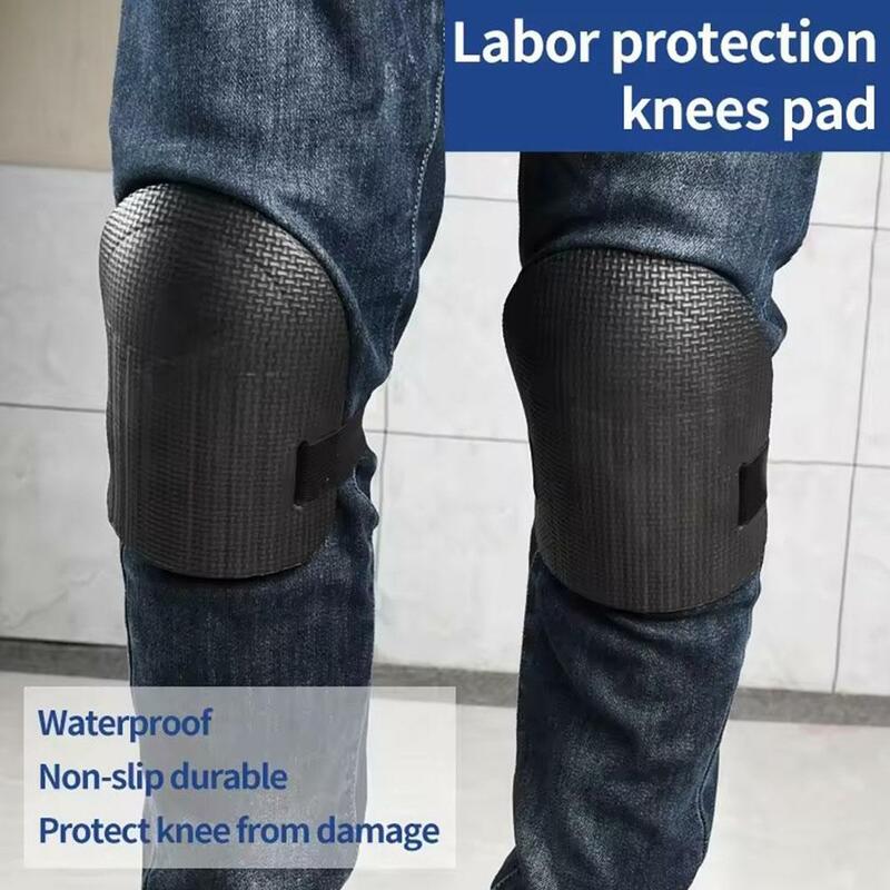 Bantalan busa lutut 1 pasang, bekerja bantalan busa lembut perlindungan keselamatan kerja untuk berkebun membersihkan olahraga bantalan lutut