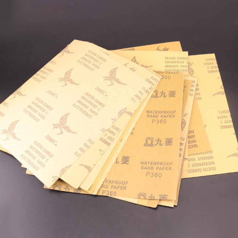 Feuilles de Papier de Verre Abrasif pour le Polissage du Bois, Automobile, Durable, Nouveau, 230x280mm, 60-2000 #