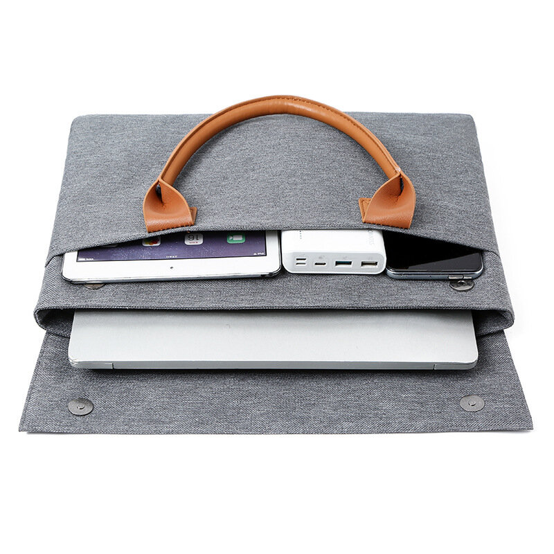 Fashion 11.6-15.6 Inch Laptop Handtas Aktetassen Portable Document Zak Oxford Doek Office Document Informatie Conferentie Tas