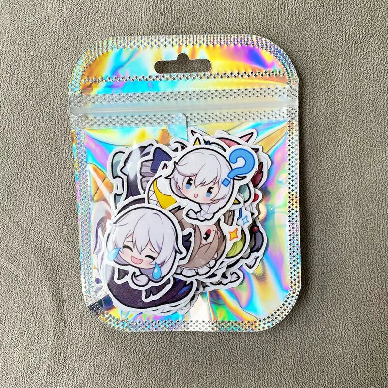 Hot Honkai Impact 3 Chat Expression Picture 40Pcs/Set Stickers Graffiti for Laptop Luggage Skateboard Guitar Decal Scrapbook Toy
