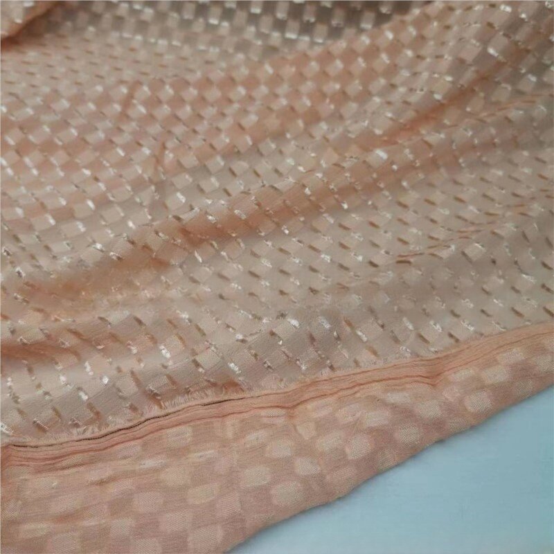 Жаккардовая шифоновая ткань с цветочной драпировкой платье старинный костюм Сделай Сам Ручное шитье
