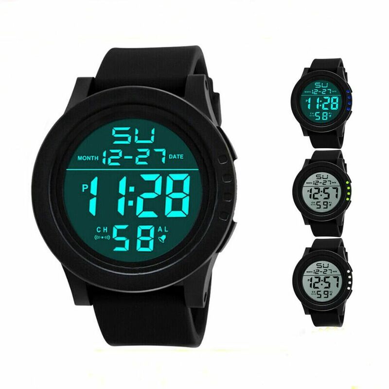 Modny wielofunkcyjny zegarek sportowy z prostym zegarek zegarki na rękę cyfrowym