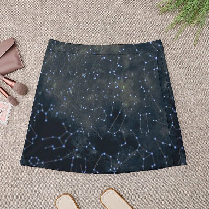 A lua constelações mini saia para meninas, moda japonesa