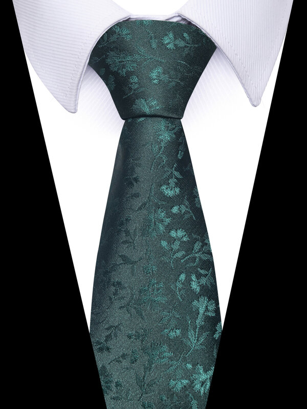Gravata Cinza Paisley Masculina, 100% Seda, Marca, Acessórios de Vestuário Masculino, Gravata de Alto Grau, Nice Brand, 8 cm