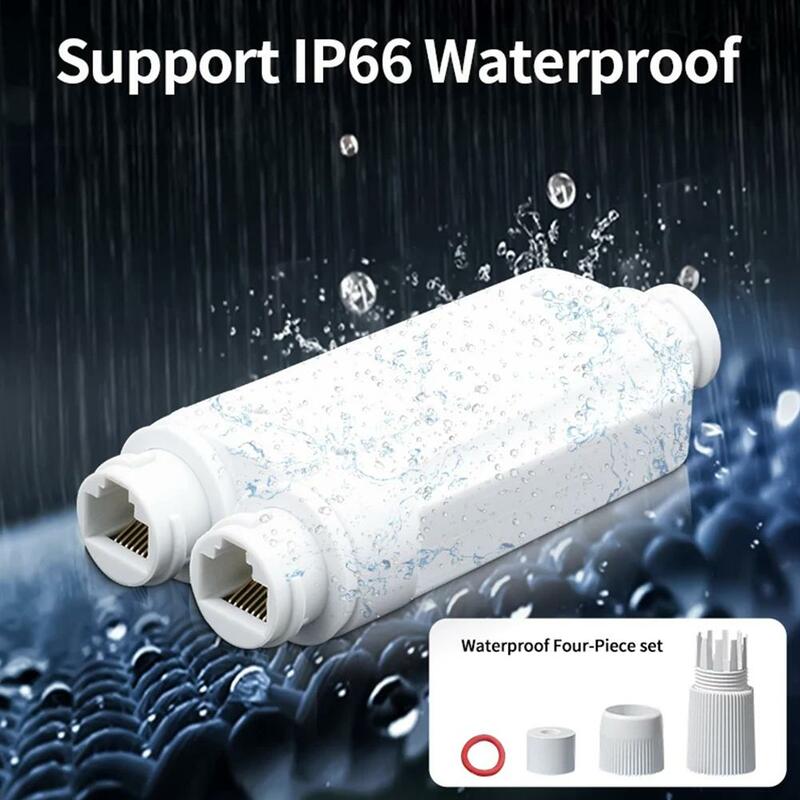 2 Port Waterproof POE Repeater IP66 10/100Mbps 1 To 2 PoE Extender Support For IEEE802.3af/at Outdoor For POE Switch Camera C2X6