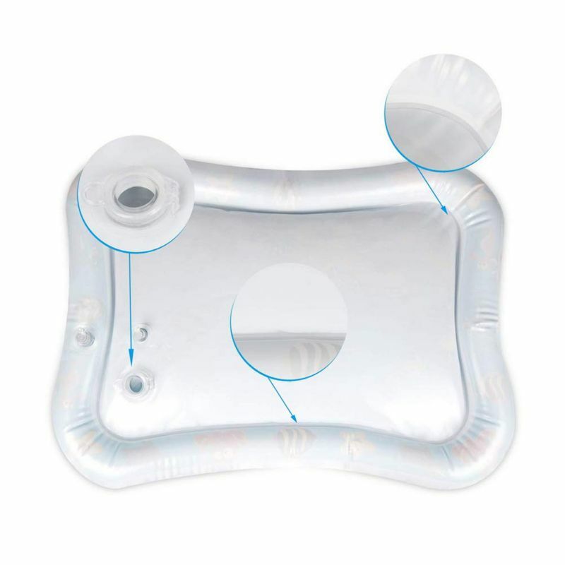Tapete bebê respirável retangular com fundo antiderrapante para relaxamento bebês