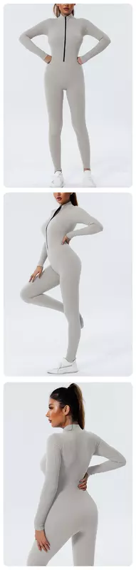 Mojy American schnell trocknende nahtlose Yoga-Kleidung Sporta nzug weibliche Tanz Yoga Fitness-Kleidung eng anliegende einteilig