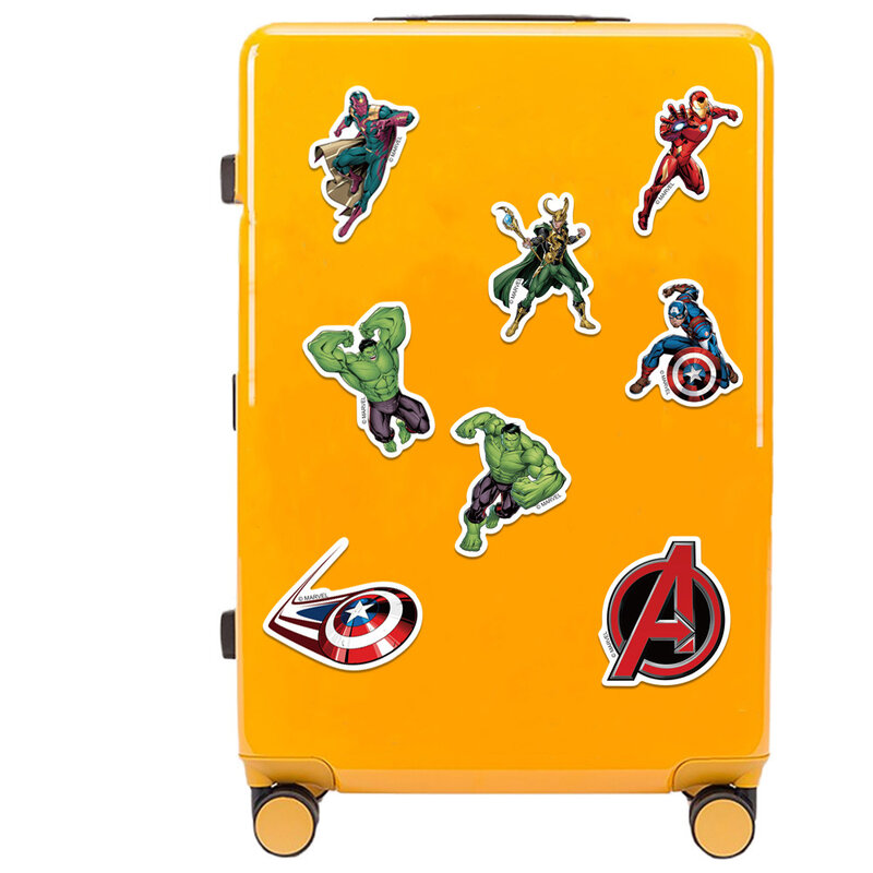 50PCS Disney Movie Marvel Stickers Anime Decal Skateboard Laptop Motorcycle Guitar Cute Kawaii Cartoon Sticker Pack Kids Toy
