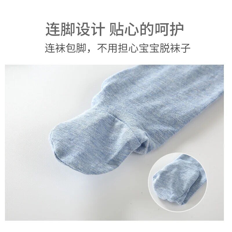 Baby mosquito-proof pants for boys&girls cotton summer thin socks footwear pants for babies open-file air-conditioned underpants