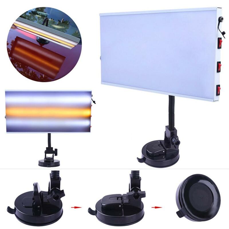 LED-Lampe Auto Depression Reparatur Reflexions werkzeuge Entfernung Detektor Line Board Licht reflektor für Körper Delle entfernen