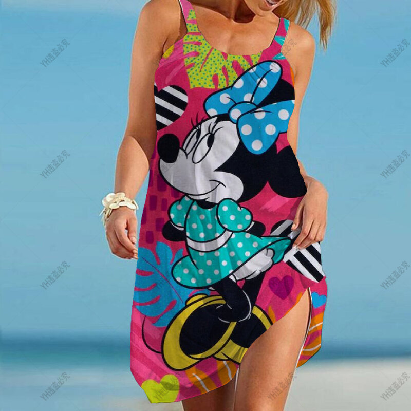2024 Party Sexy Dress 2024 New Hit Women's Summer Sundresses 2024 Fashion Disney SUMMER WOMAN CLOTHING Bodycon Dresses for Women