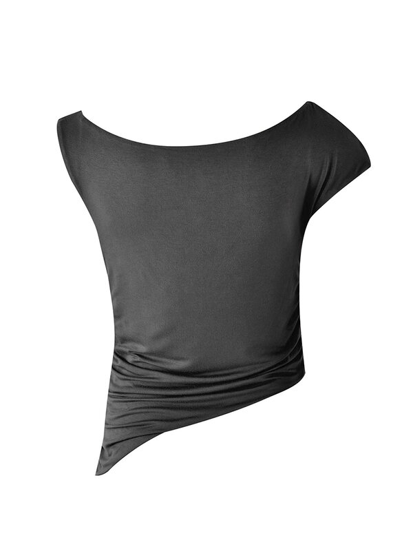 Conjunto feminino de 2 peças de verão, cor sólida, tops inclinados do tanque de ombro, vestido maxi longo de cintura alta