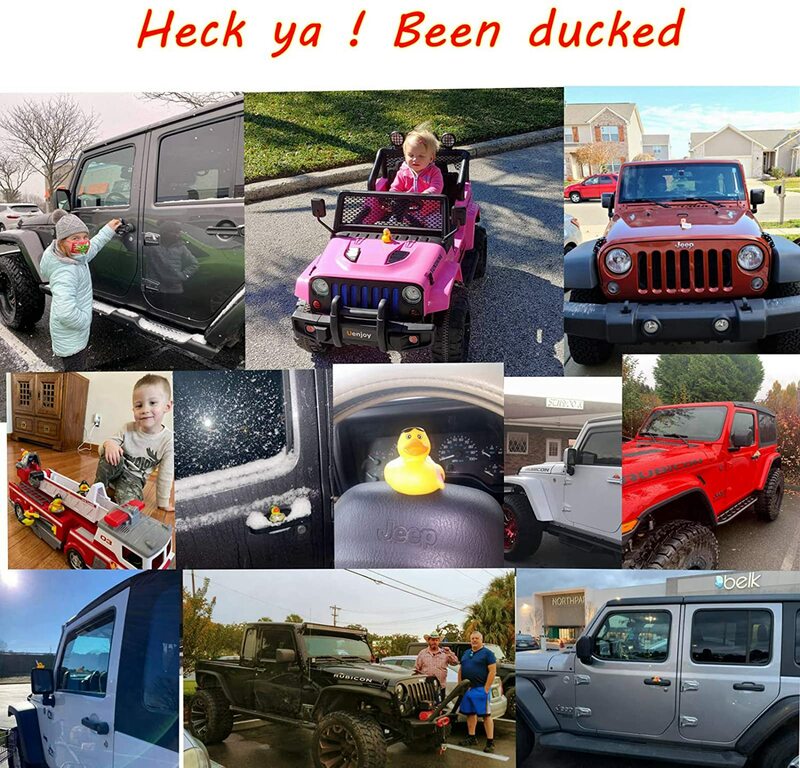 Pato de borracha para Jeeps Car, Bath Toy Variedade, Bulk Floater Duck for Kids, Baby Showers Acessórios, Party Favors, 20/40