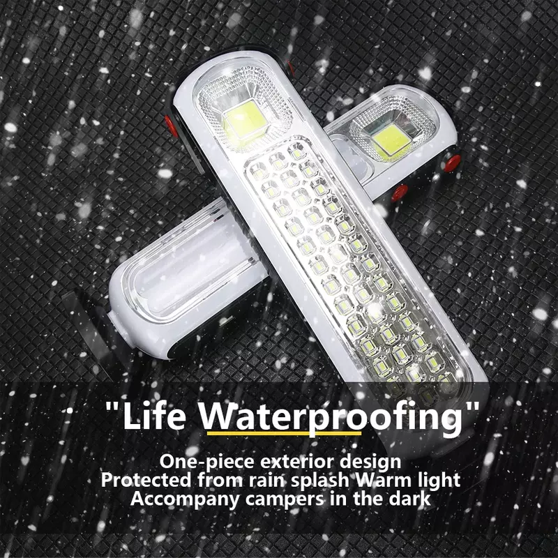Lámpara Solar LED regulable de 5 modos, linterna colgante de emergencia recargable para exteriores, linterna portátil para acampar, uso de corte de energía