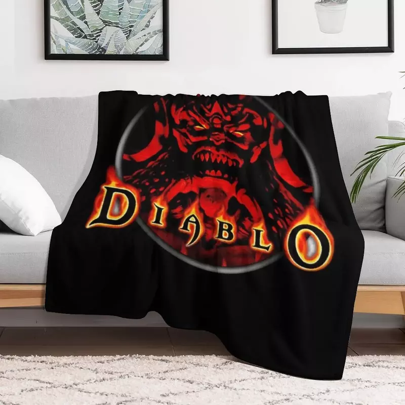 Diablo 4-Plaid de jeu délibéré, lourd pour dormir, couvertures adt