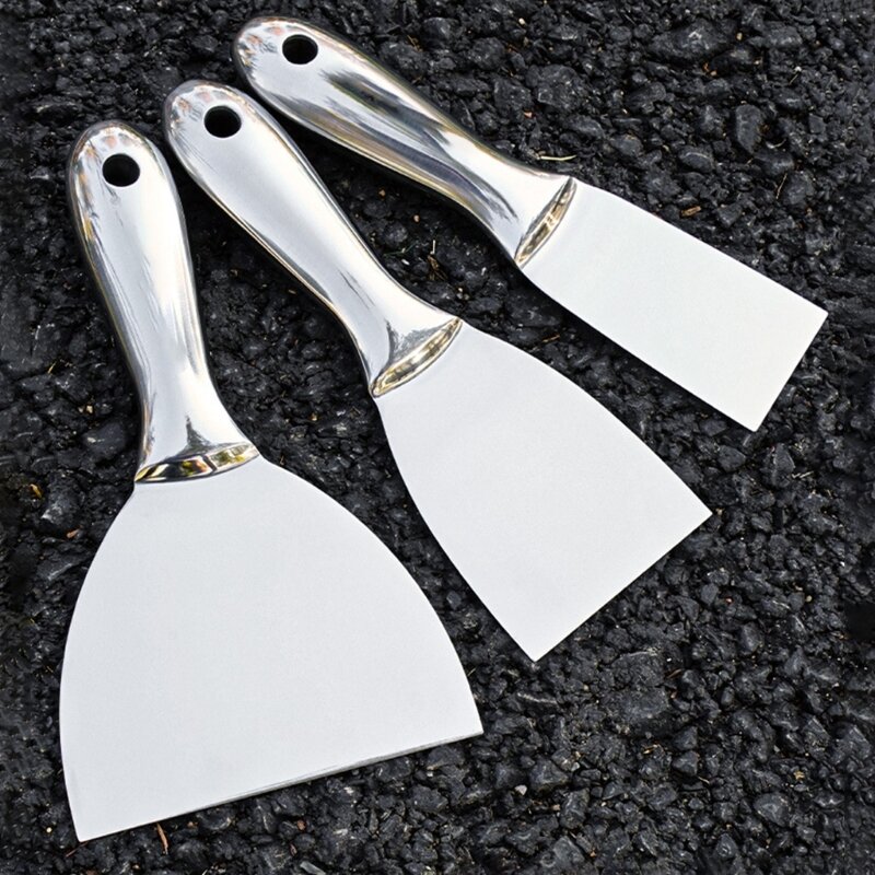 Dụng cụ cạo bằng thép không gỉ Dao chung để cải tạo và làm sạch dao Putty Spackle Knife