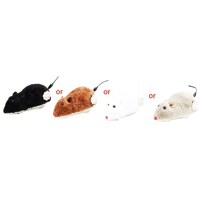 Corredores ratos falsos, mouse brinquedo para divertir com sua própria corrida ratos clássico brinquedo corda