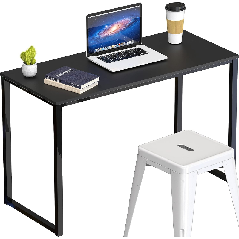 32-дюймовый компьютерный стол SHW для дома и офиса, черный
