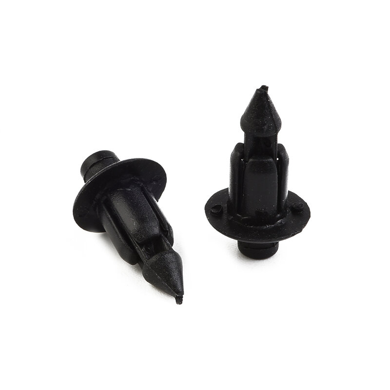 50Pcs Voor Honda Voor Suzuki Voor Kawasaki Fastener Clips Motorfiets Onderdelen Plastic Klinknagels Black Motorcycle Kuip Klinknagel Accessorie