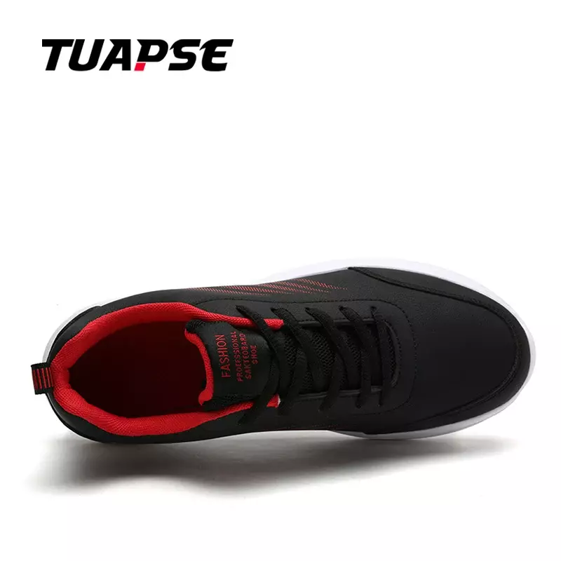 TUAPSE sepatu lari luar ruangan pria, sneaker jala bernafas untuk olahraga jalan nyaman musim panas