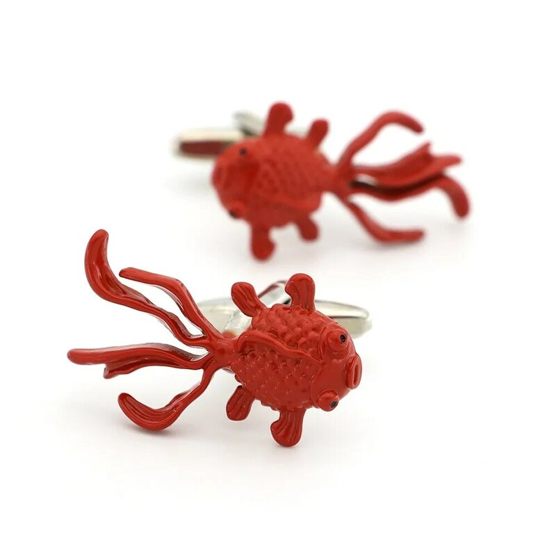 IGame 귀여운 동물 디자인 커프 링크, 고급 황동 소재 곤충 디자인 커프스 단추, 결혼식 남성용