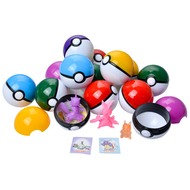 Figuras de Anime de Pokémon para niños, juguetes de 5 Cm, Pikachu, monstruo de bolsillo, mascota, elfo, regalo de cumpleaños, 24 unidades por juego
