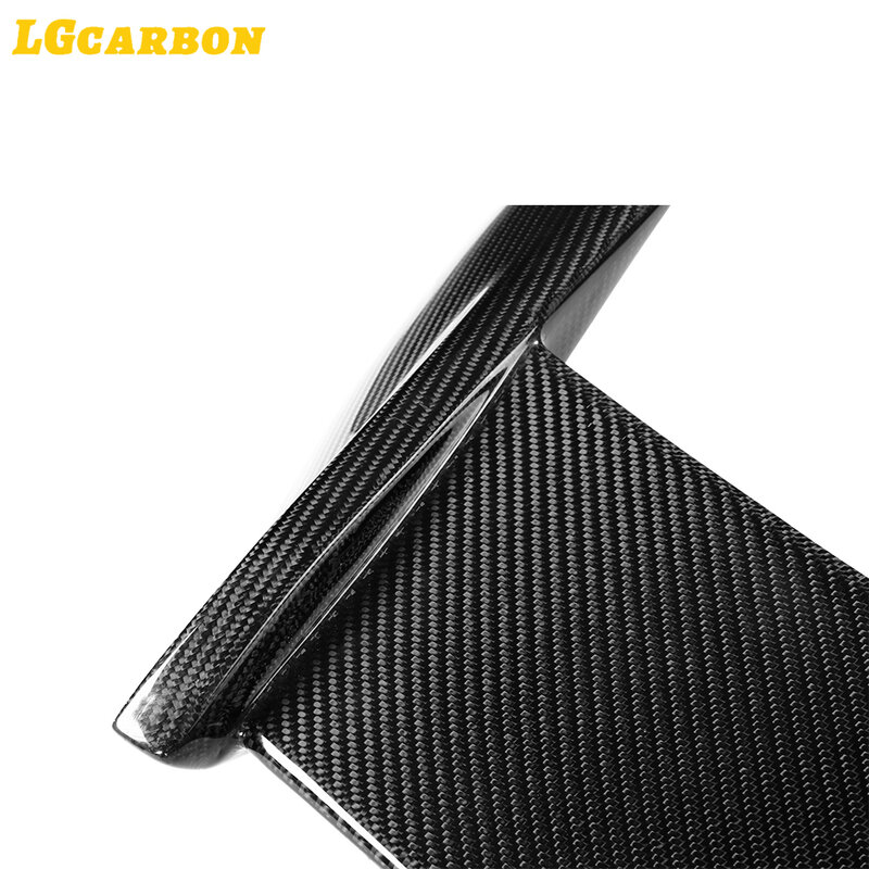 LGcarbon-Real Fibra De Carbono Asa Traseira para Porsche Cayenne, Trunk Lip, Telhado Spoiler