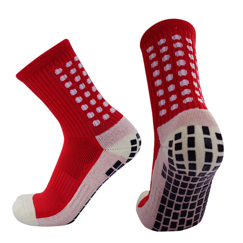 ถุงเท้าเล่นฟุตบอลกันลื่นสำหรับผู้ชายและผู้หญิงถุงเท้าเล่นฟุตบอลกันลื่นใหม่กลางแจ้ง