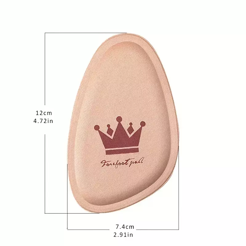2/4pcs Forefoot Pads for High Heels Non-slip Pain Relief Insert Half Insoles Front Foot Cushion Foot Care Shoe Pads Insoles