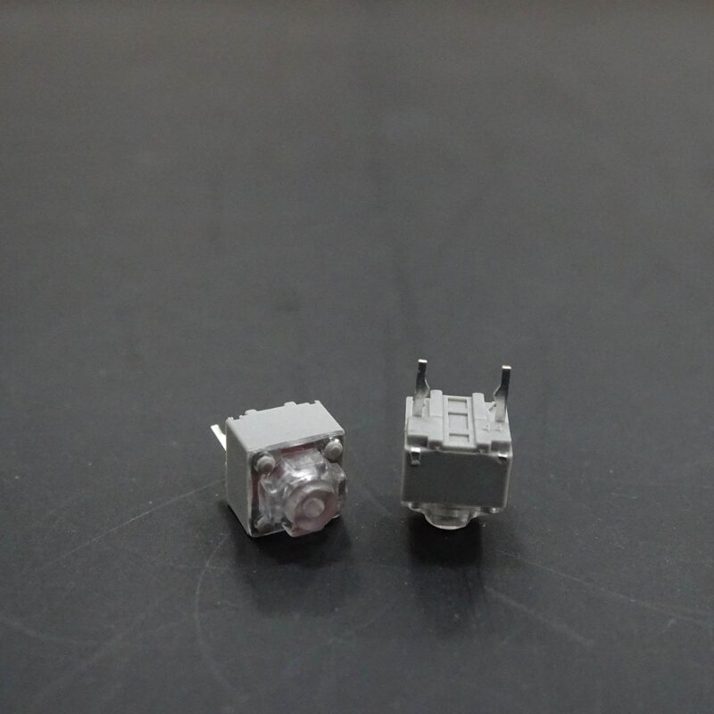 F3KE 2 sztuk/10 sztuk HUANO ciche mikroprzełączniki 10 milionów kliknięć cichy przycisk myszy mikroprzełączniki 2 piny 6x6x7.2mm