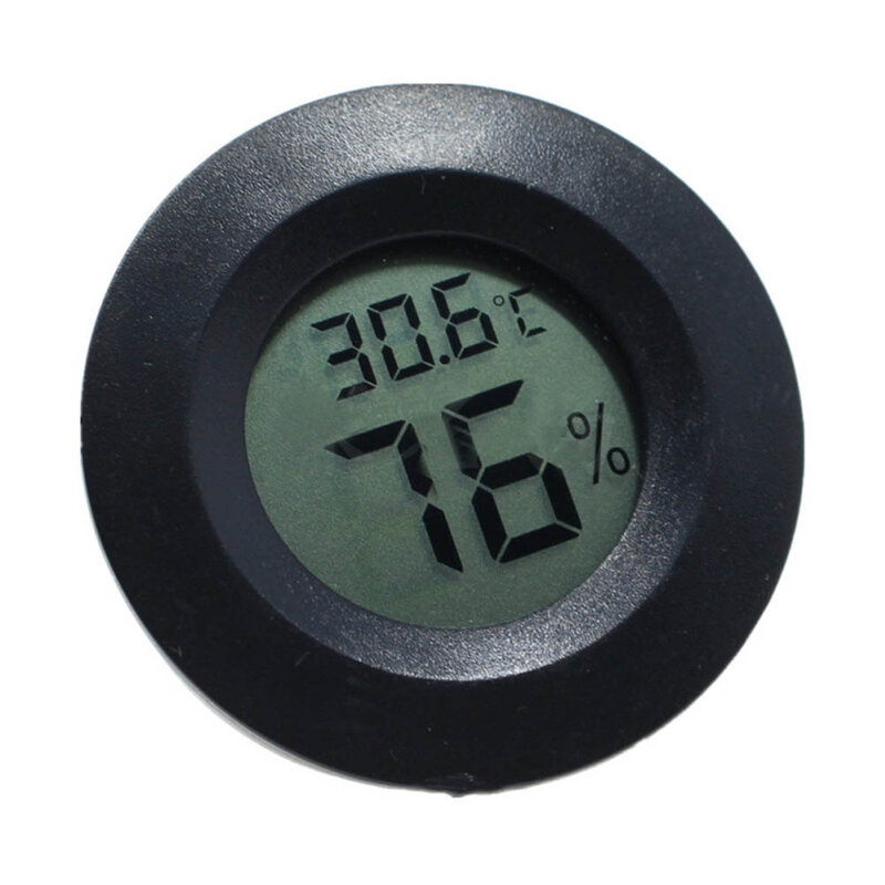 Igrometro compatto trasparente e facile da leggere misurazione della temperatura termoigrometri digitali compatti e facili da usare