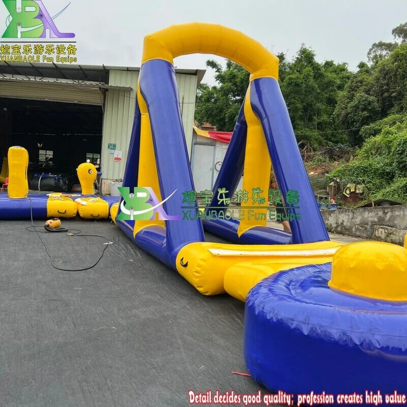 Kids Adults Mobile Floating Waterpark Equipment Swimming Pool Ocean Sea Lake Inflatable Water Swing