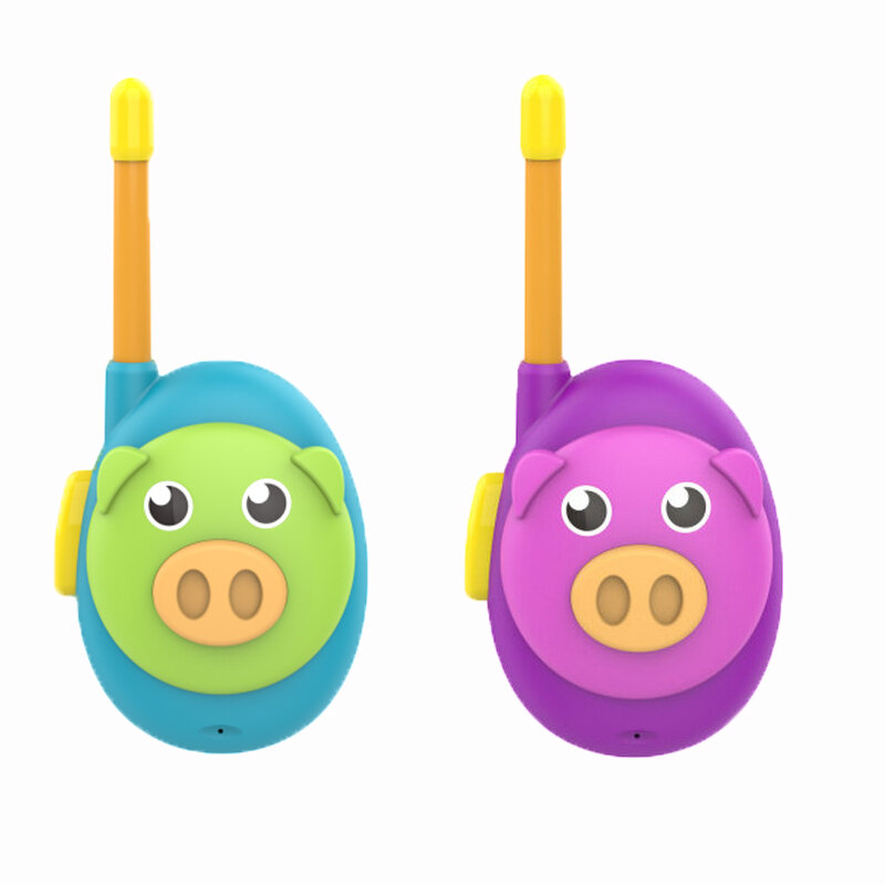 Neue spielzeug geschenk preis drahtlose kinder walkie-talkie nettes schwein spaß sprecher eltern-kind-interaktive mini