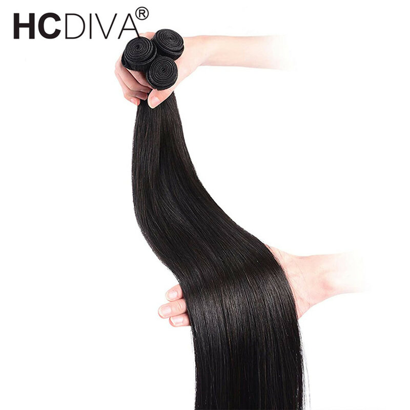 Бразильские пряди волос, прямые человеческие волосы, пучки 10-40 дюймов, натуральный цвет, человеческие волосы для наращивания, прямые пряди волос