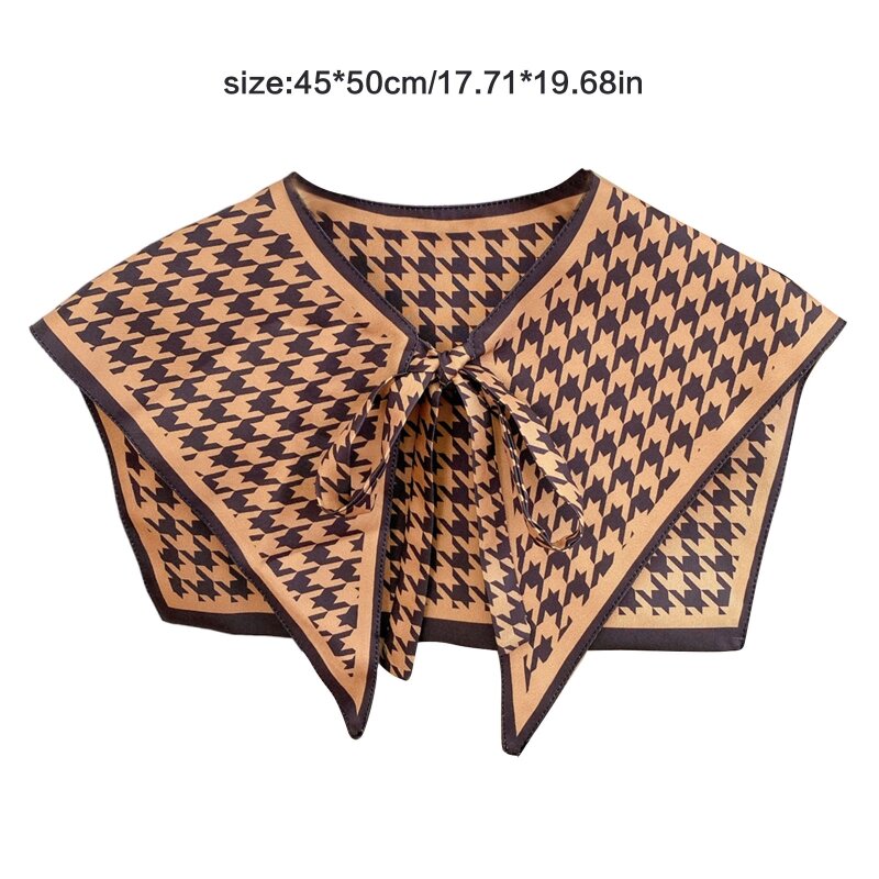 Cape à col décoratif tricoté pour femmes, châle épais enveloppant pour au printemps