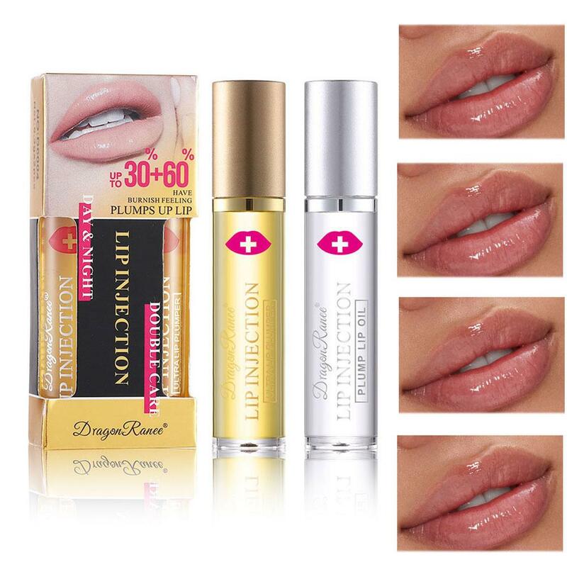 Instant Lip Enhancer praller Öl extrem voluminöse Pflege sexy Anti-Falten Lip gloss Lip nähren Kosmetik feuchtigkeit spendend ser w2q7