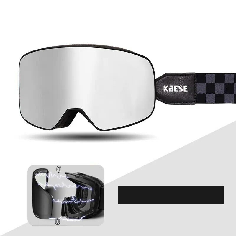 نظارات نارية عتيقة ، نظارات تزلج ، نظارات شمسية موتوكروس في الهواء الطلق ، ركوب مقهى سباق ، جودة عالية