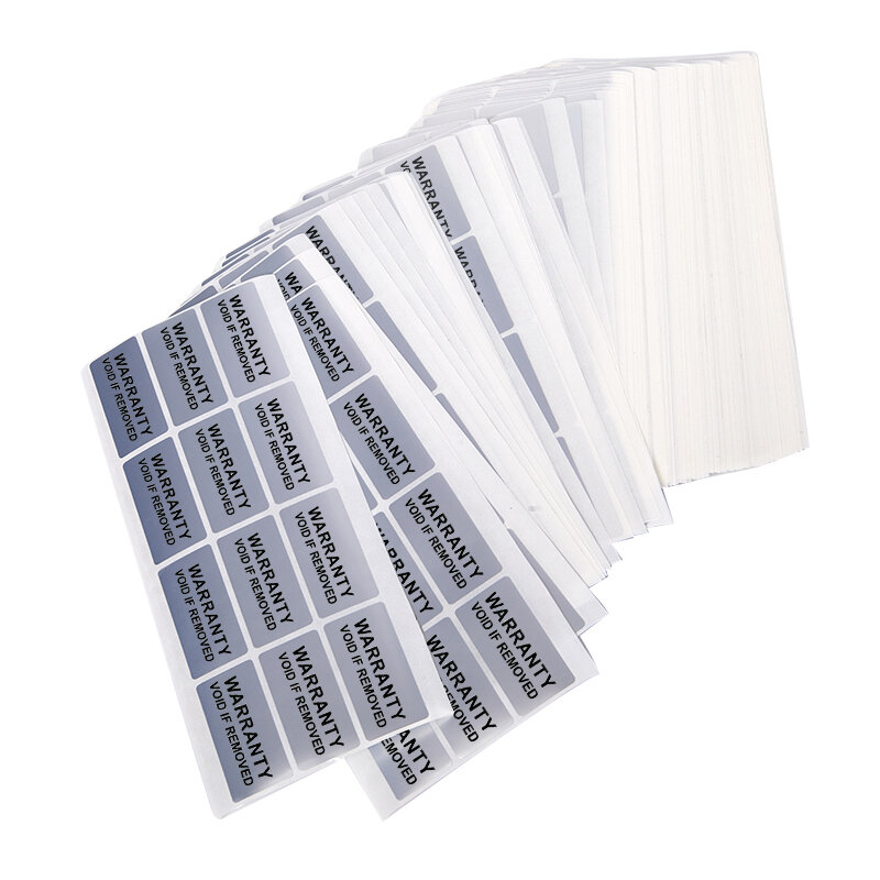 100 adesivi per etichette a prova di manomissione adesivi per etichette adesive a prova di manomissione adesivi per etichette autoadesive Anti-mascheratura