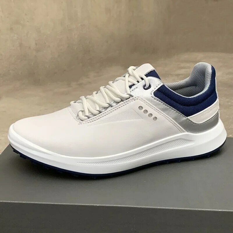 2024 vendita calda allenamento di Golf per uomo nero grigio scarpe da ginnastica uomo scarpe da Golf in vera pelle da uomo scarpe da ginnastica antiscivolo da palestra