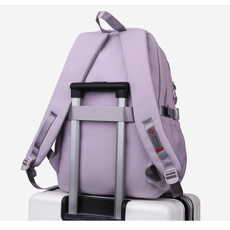 Tas ransel sekolah Korea untuk siswa tas sekolah kuliah untuk remaja perempuan remaja ransel laptop Travel kasual tas buku Kawaii