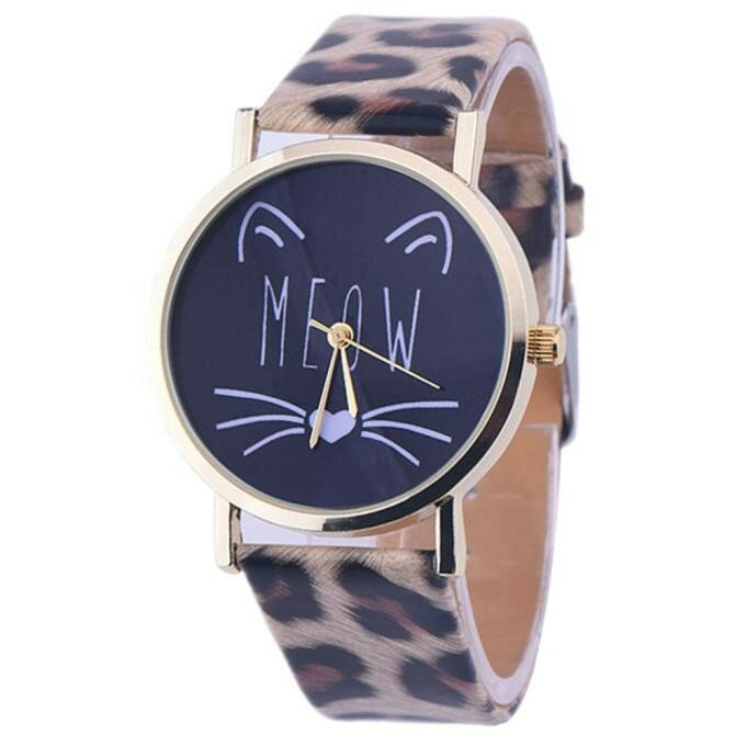 Pattern Leather Band Analog Quartz  Wrist Watch relojes de mujer envío gratis Saat Bayan Kol Saati Bayan Kol Saati