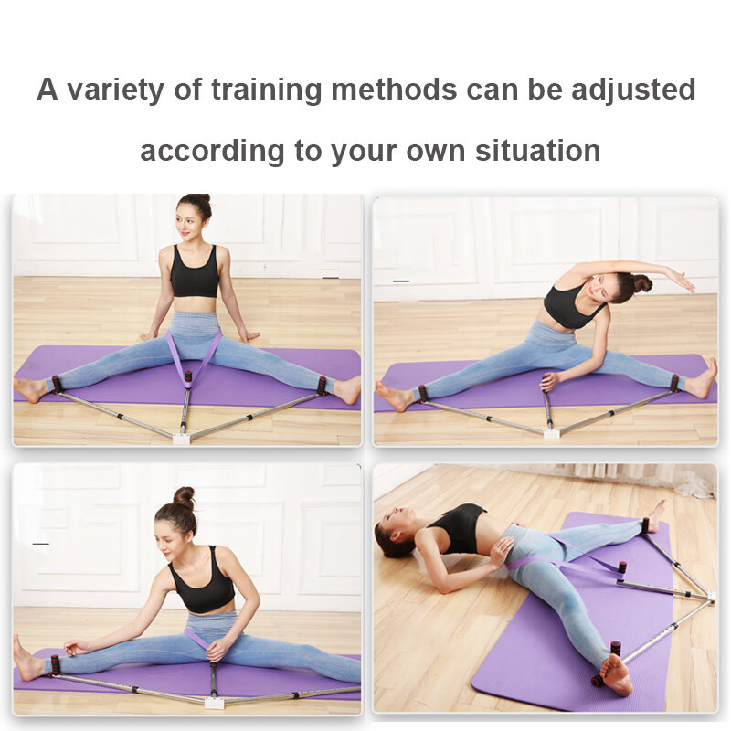 3 Bar Leg barella regolabile Split Stretching Machine in acciaio inox Home Yoga Dance esercizio flessibilità attrezzature per l'allenamento